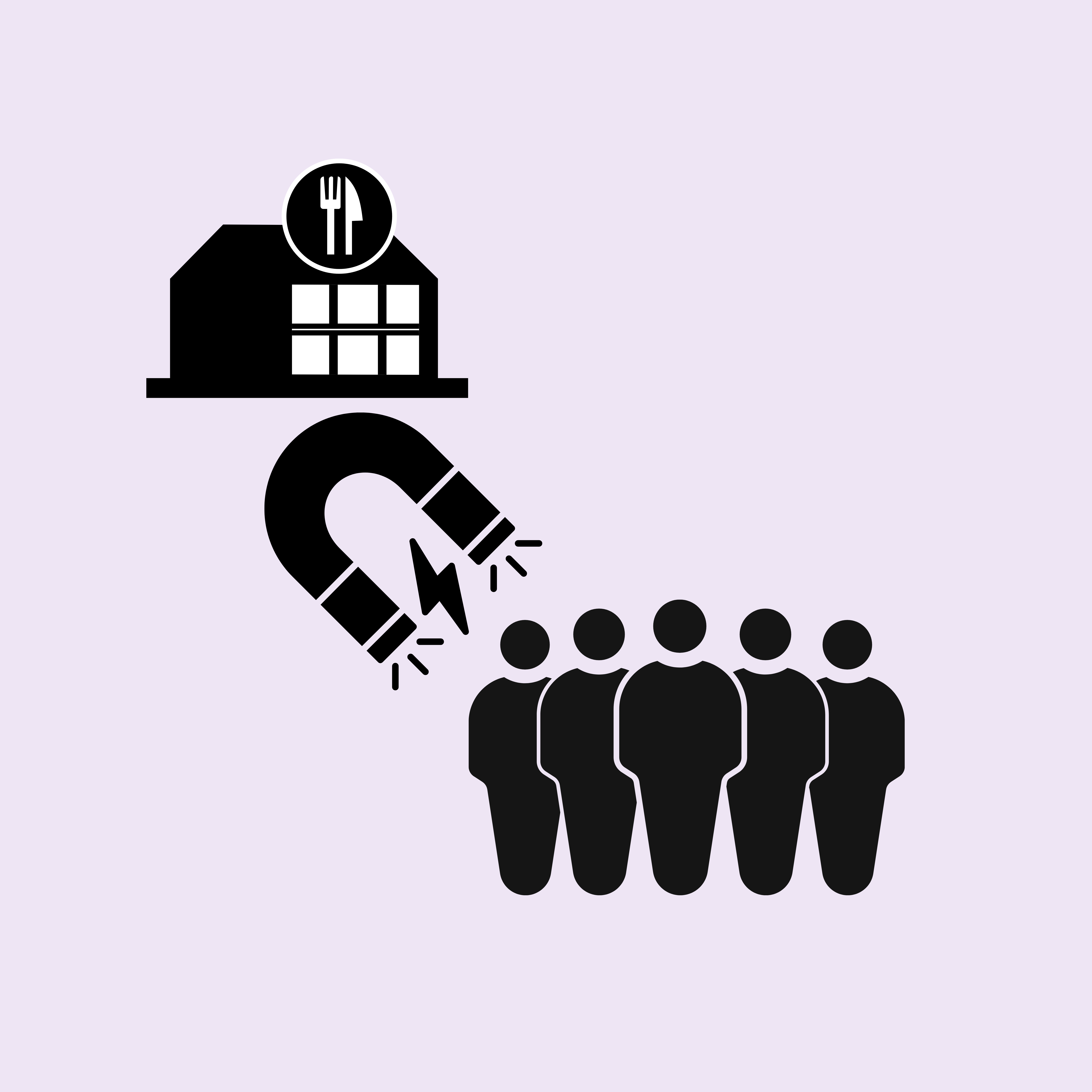 BUSY RESTAURANT ILLUSION